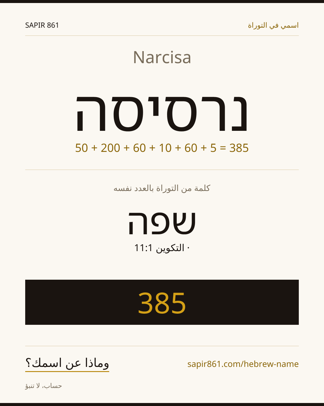 Narcisa — נרסיסה