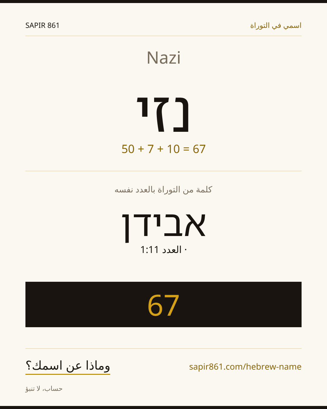 Nazi — נזי