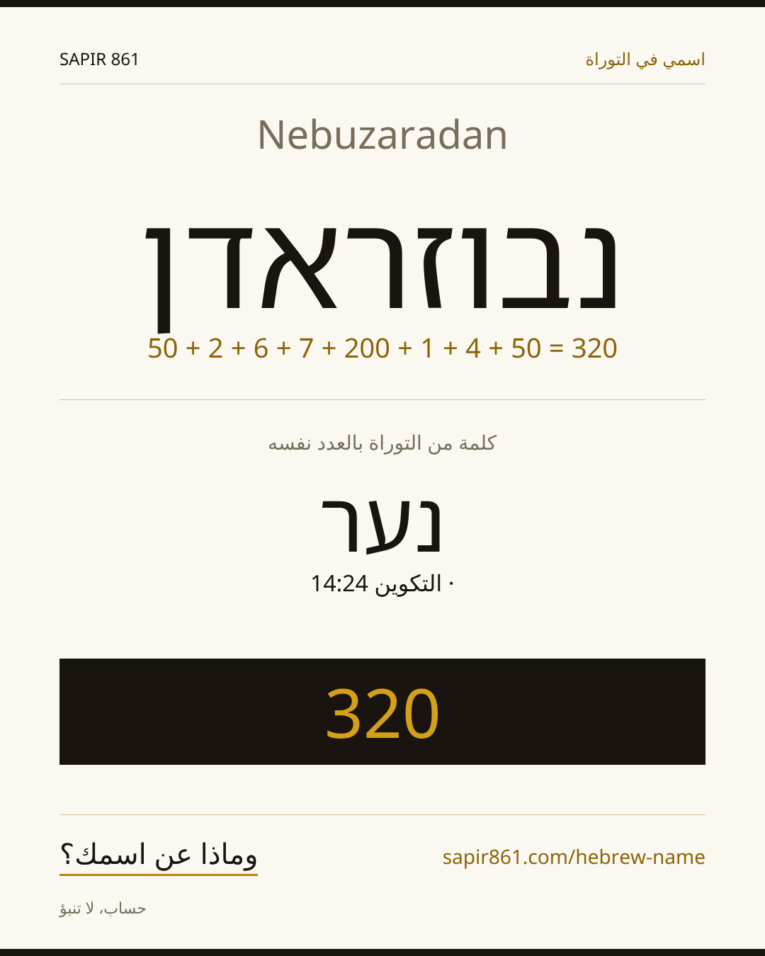 Nebuzaradan — נבוזראדן