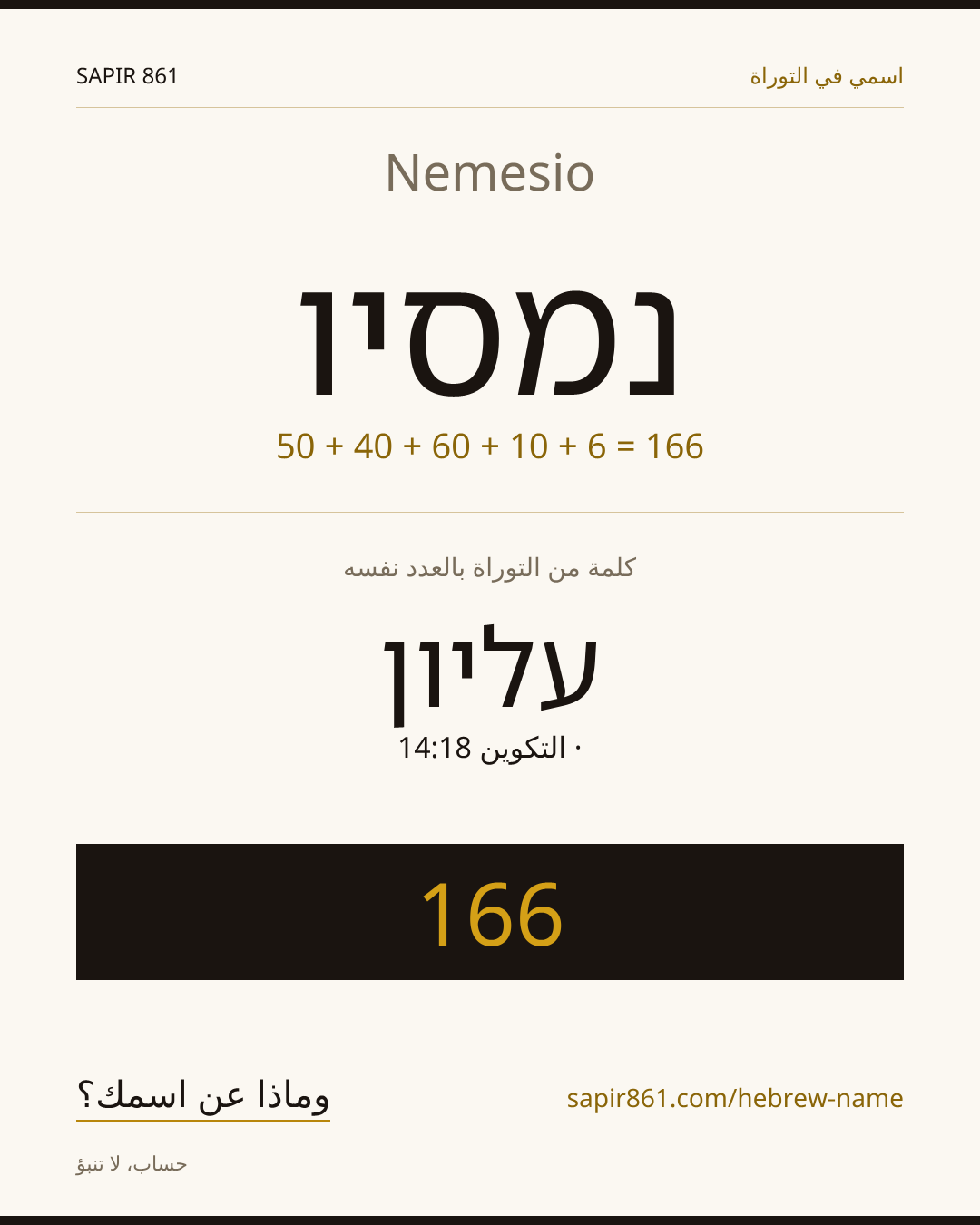 Nemesio — נמסיו