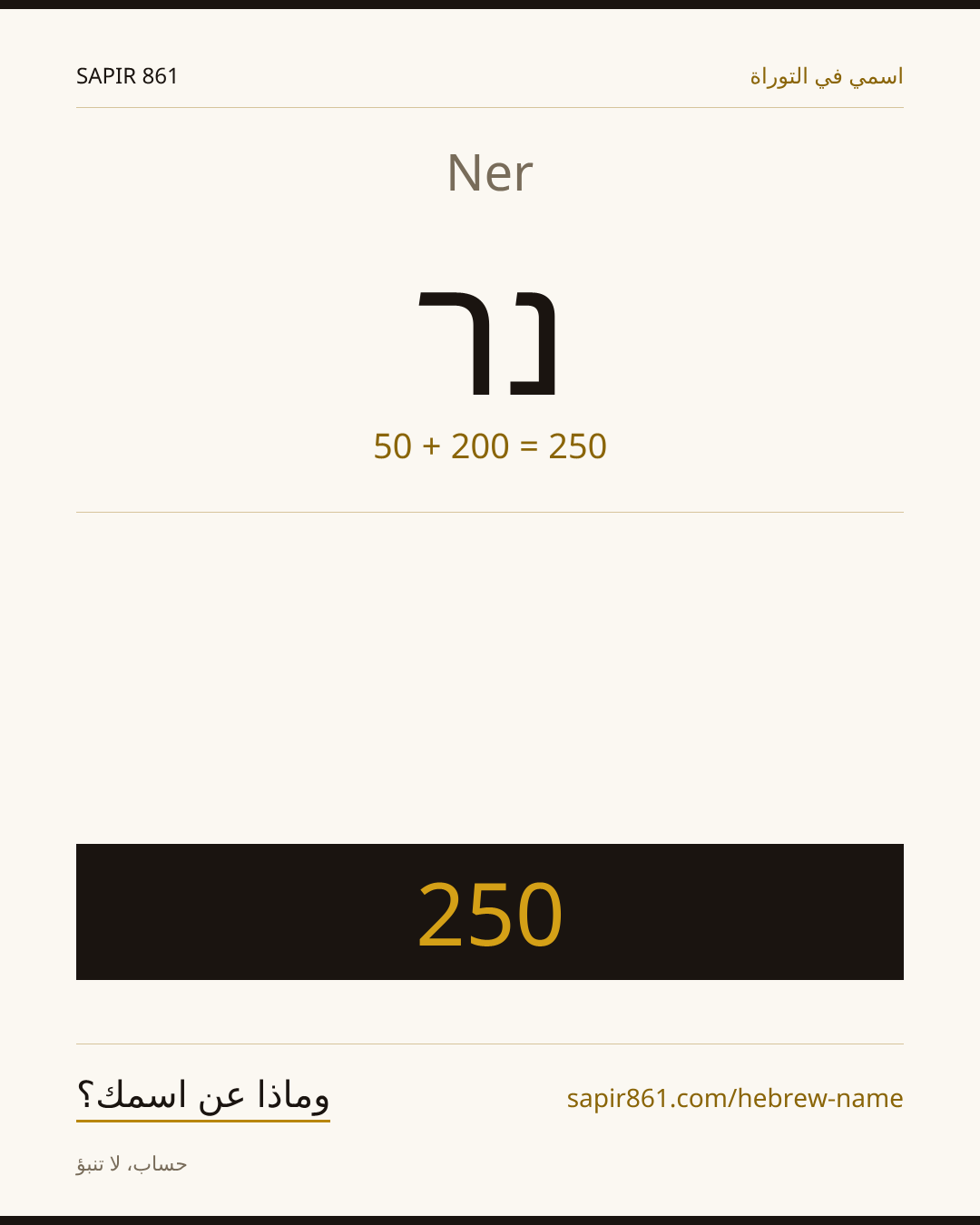 Ner — נר