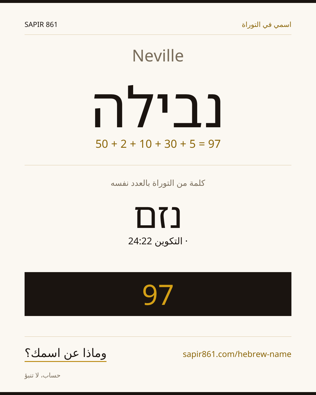 Neville — נבילה