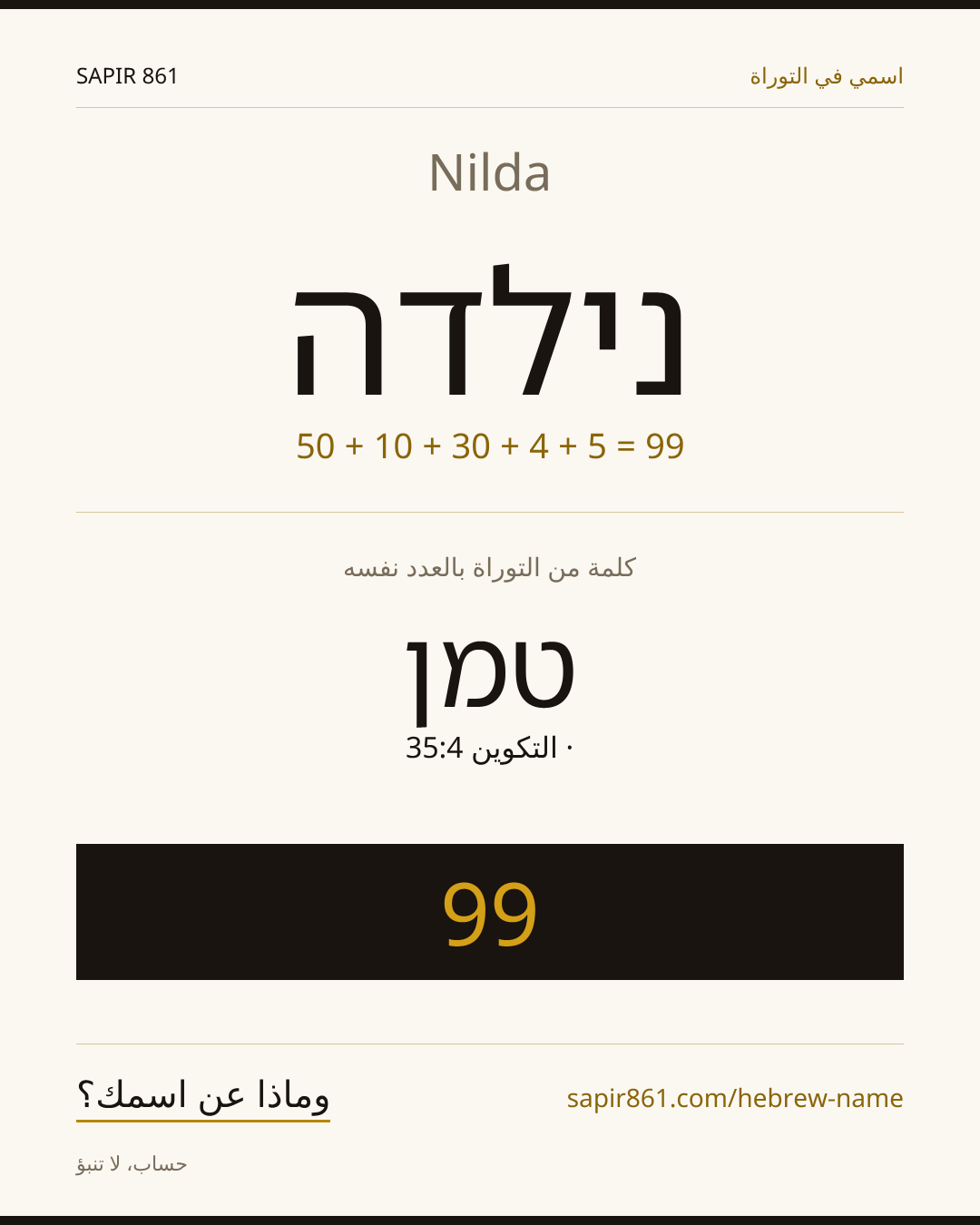 Nilda — נילדה