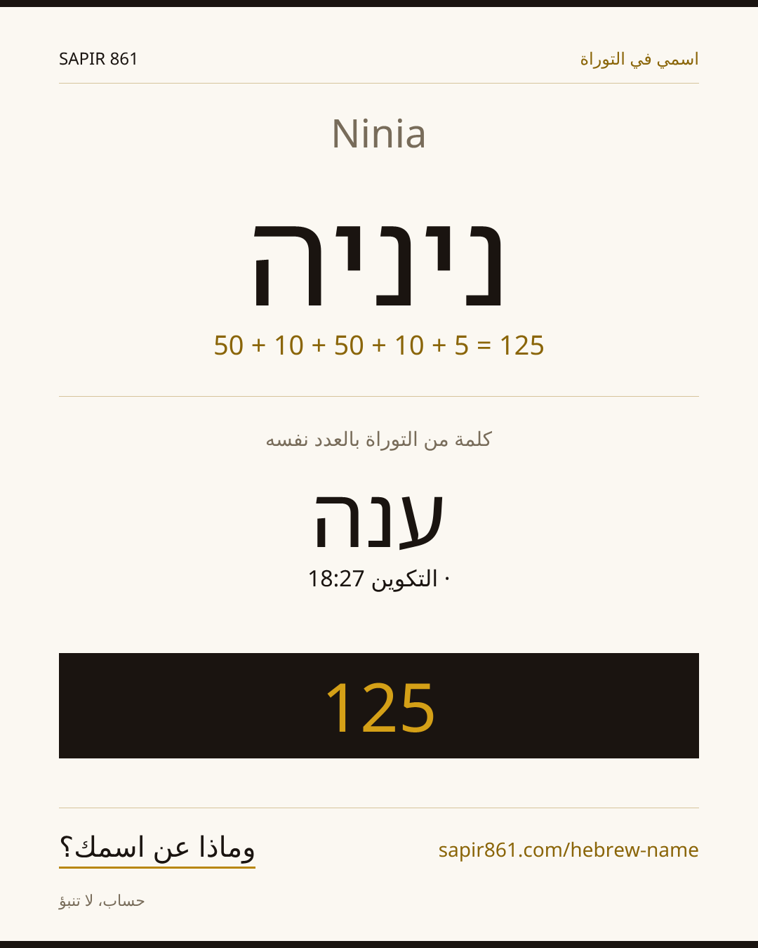 Ninia — ניניה