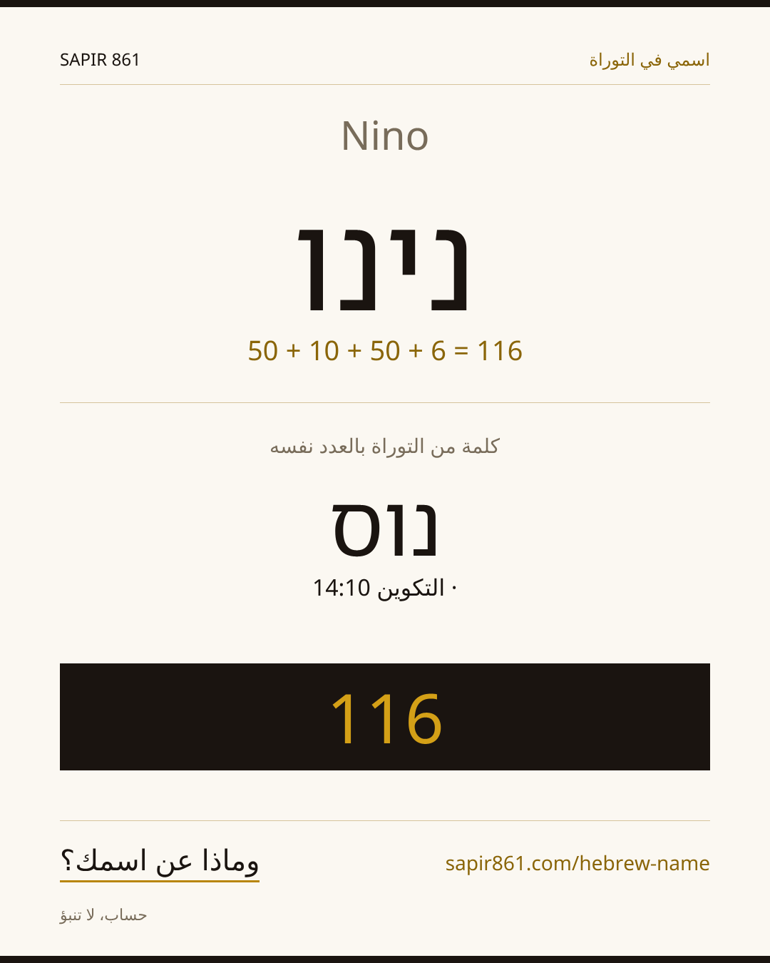 Nino — נינו