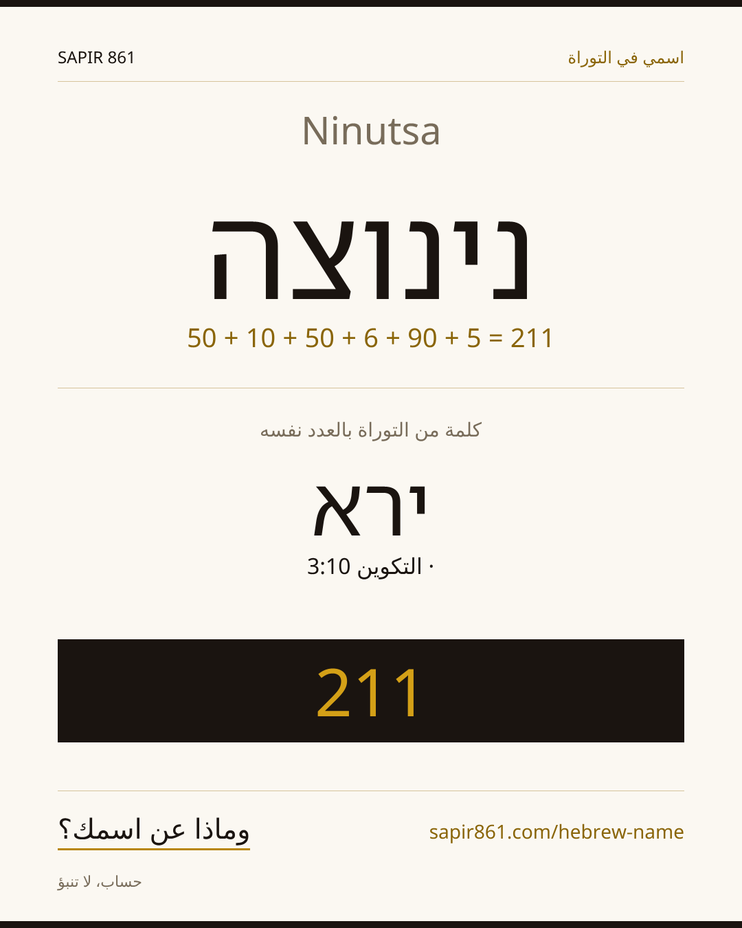 Ninutsa — נינוצה