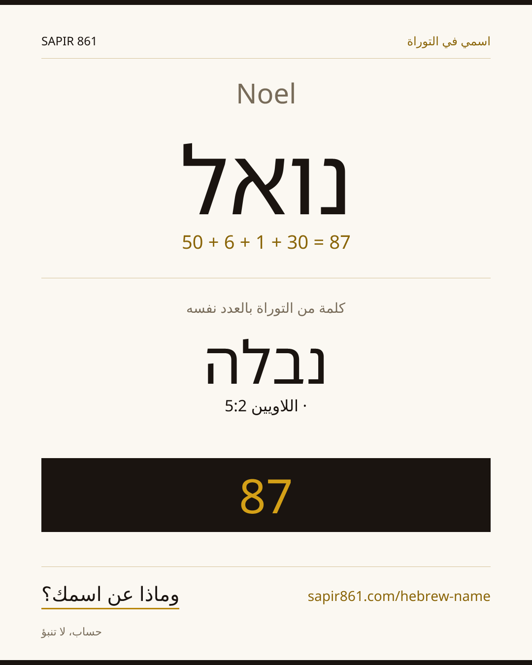 Noel — נואל