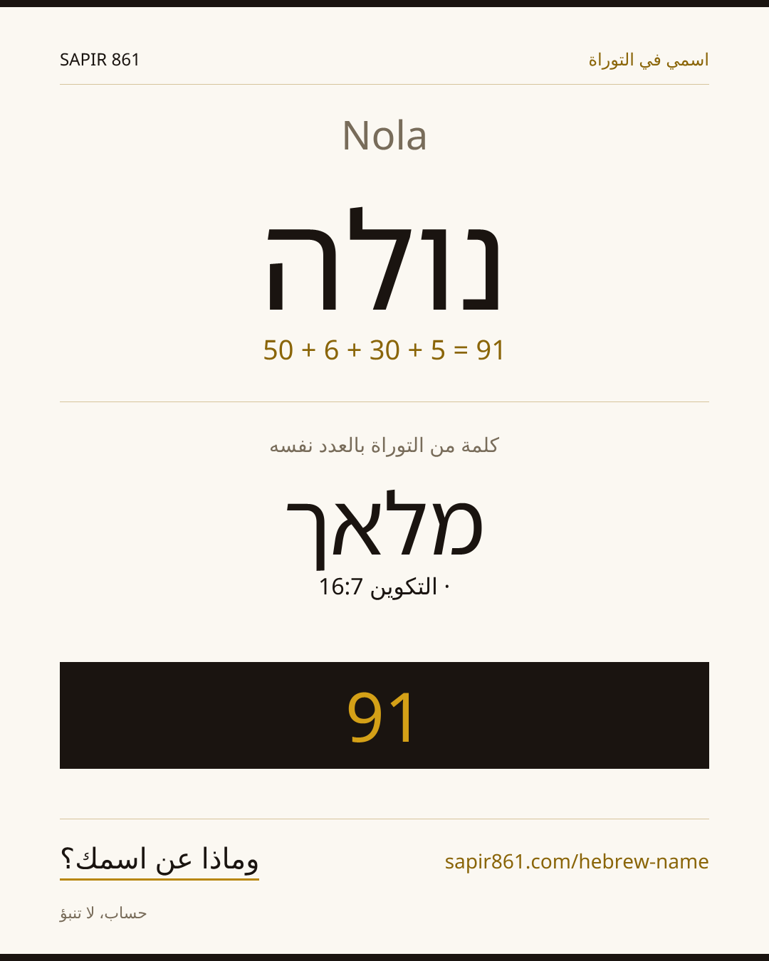 Nola — נולה