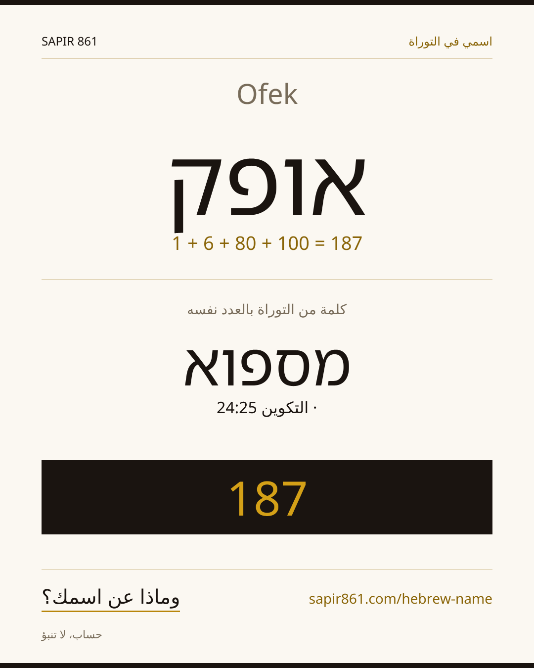 Ofek — אופק