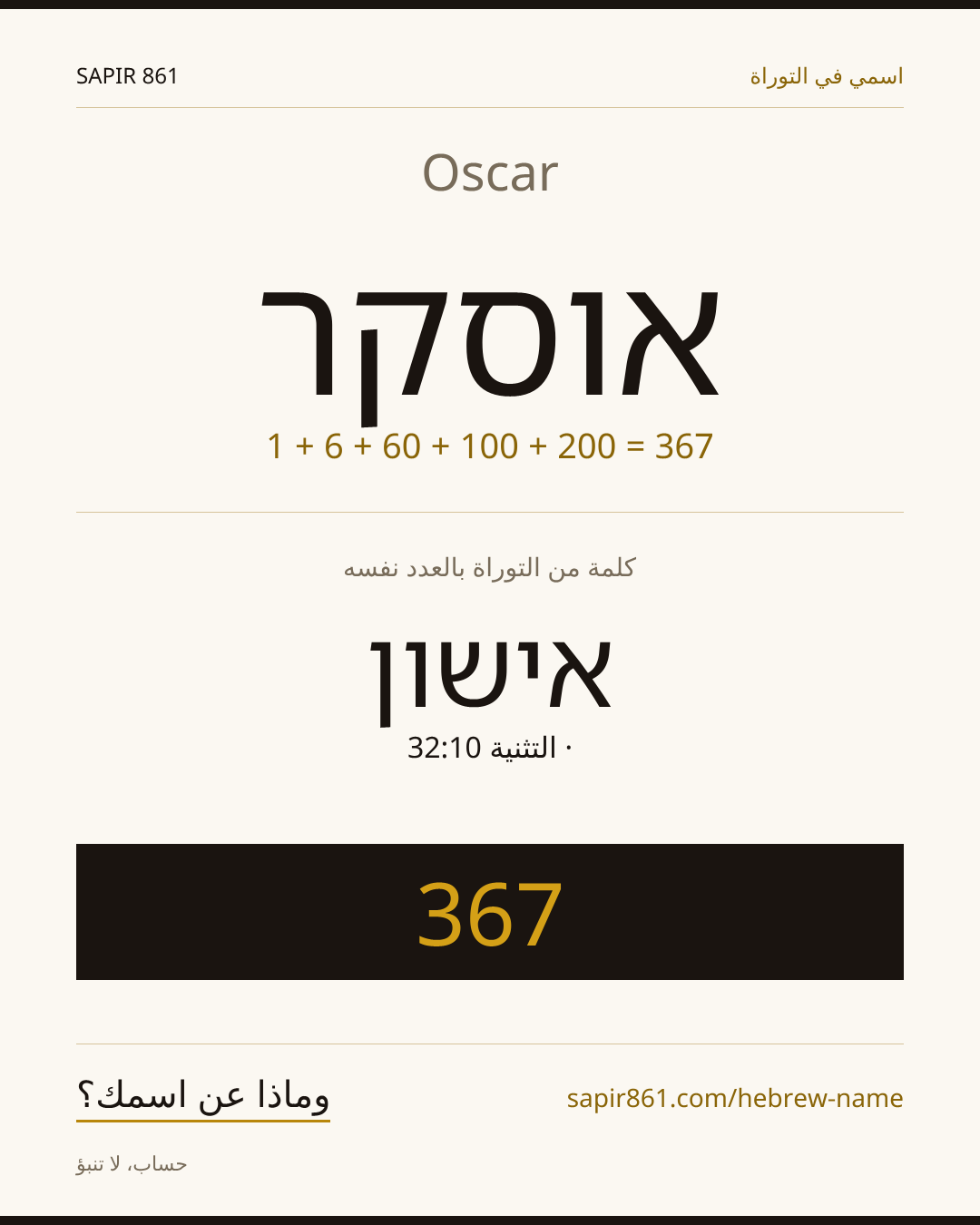 Oscar — אוסקר