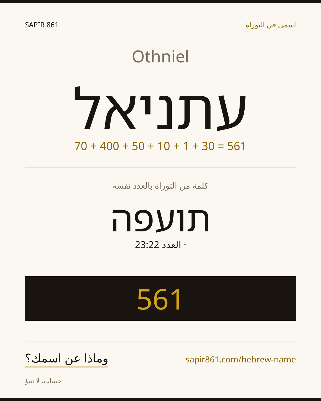 Othniel — עתניאל