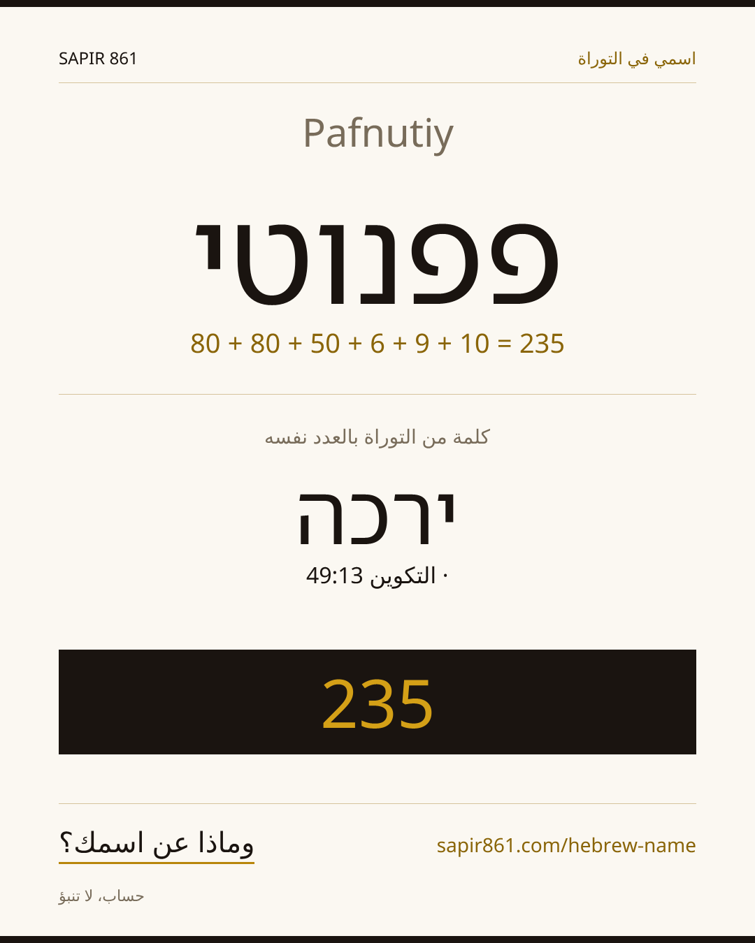 Pafnutiy — פפנוטי