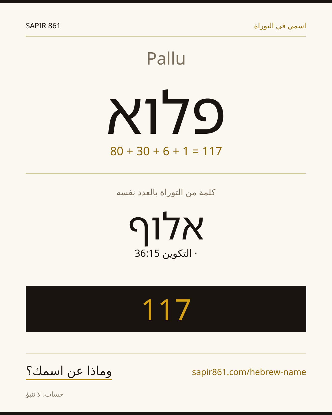 Pallu — פלוא