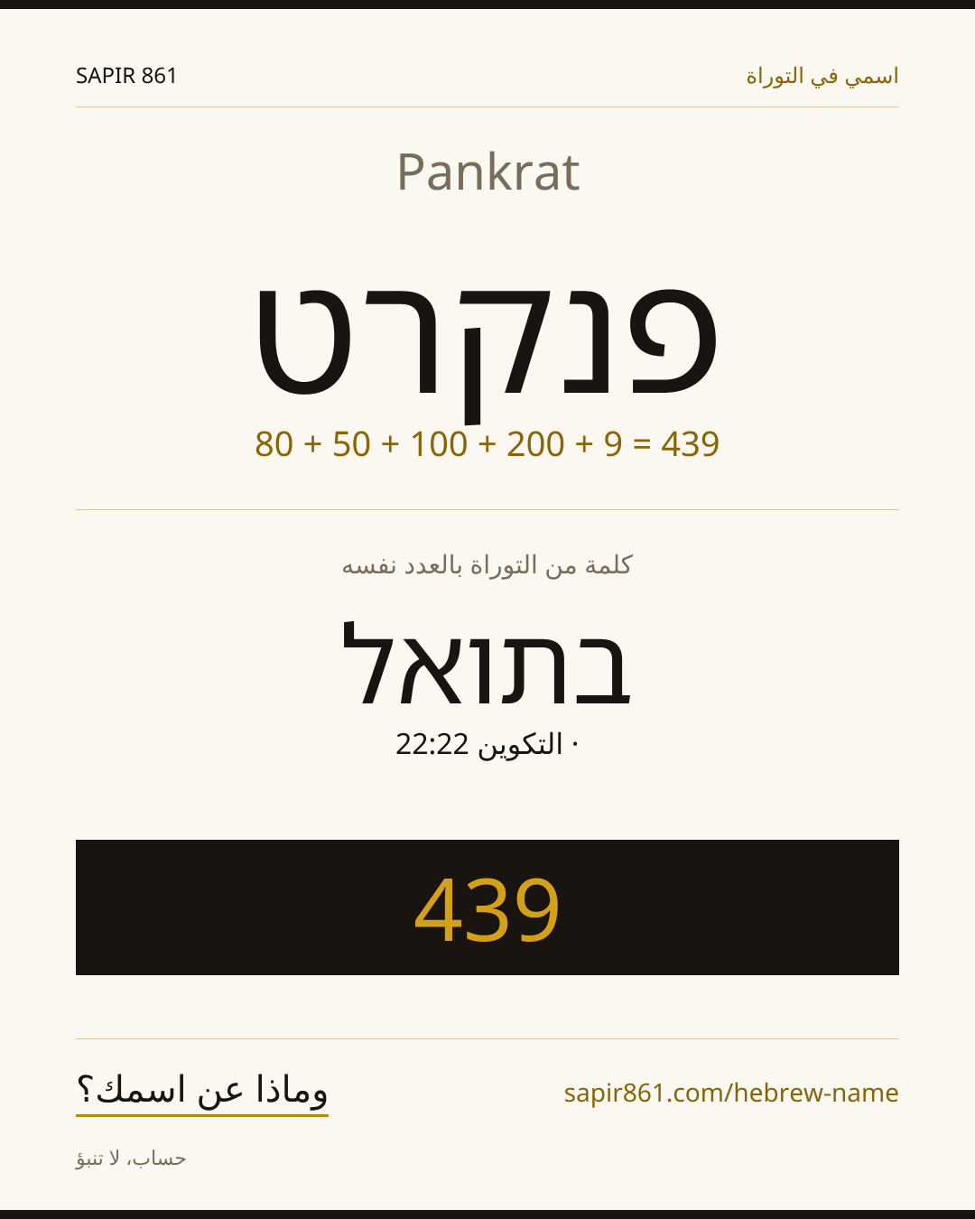 Pankrat — פנקרט