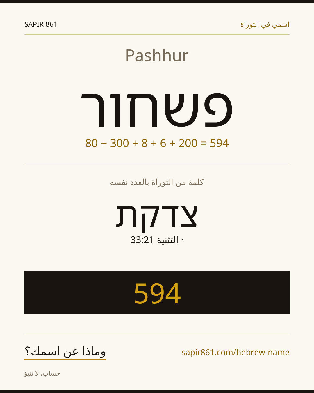 Pashhur — פשחור