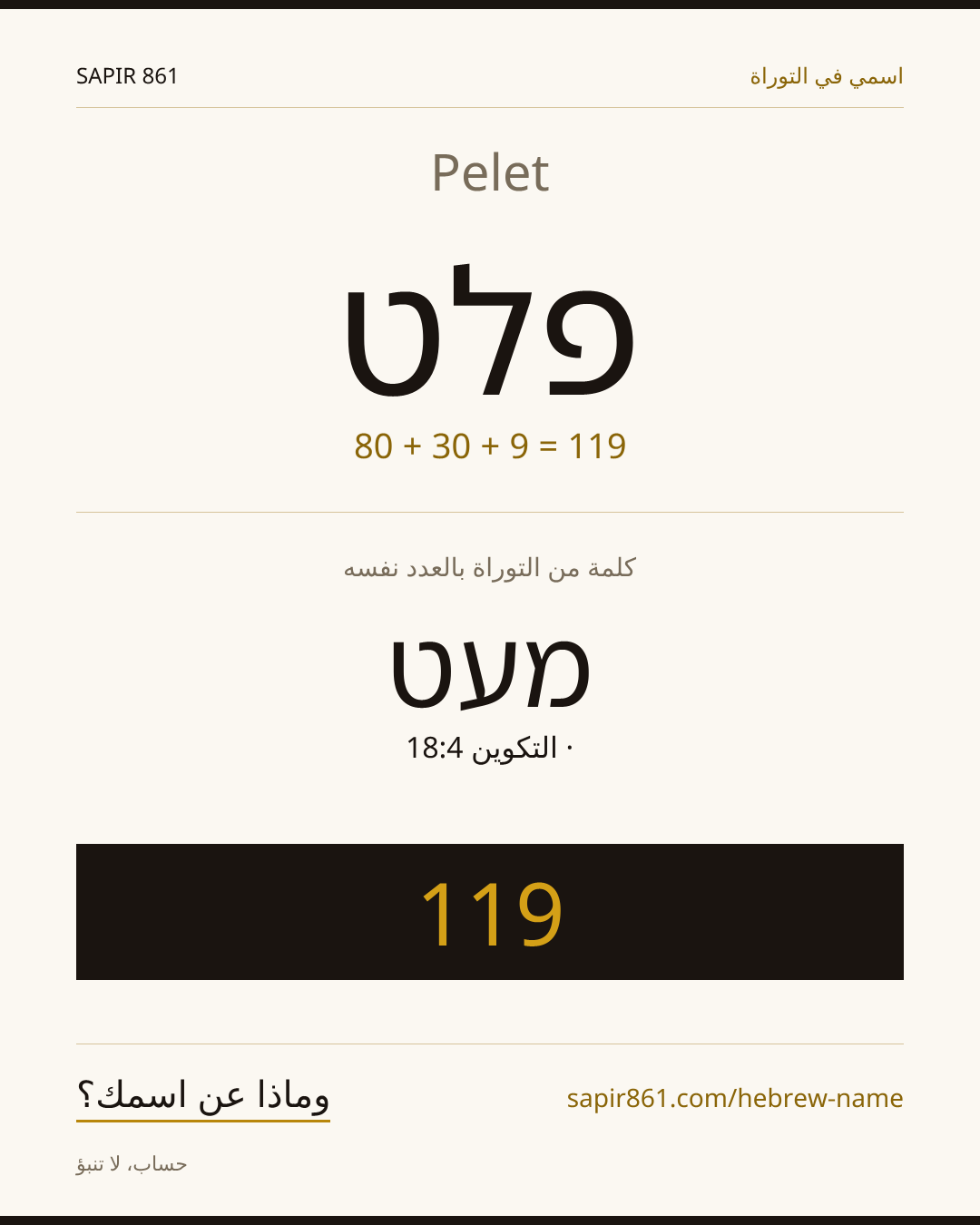 Pelet — פלט