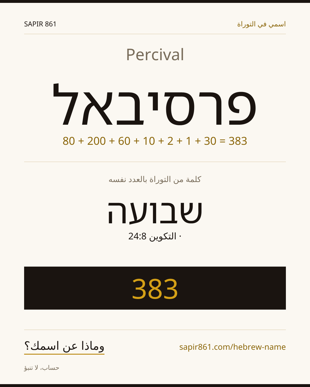 Percival — פרסיבאל