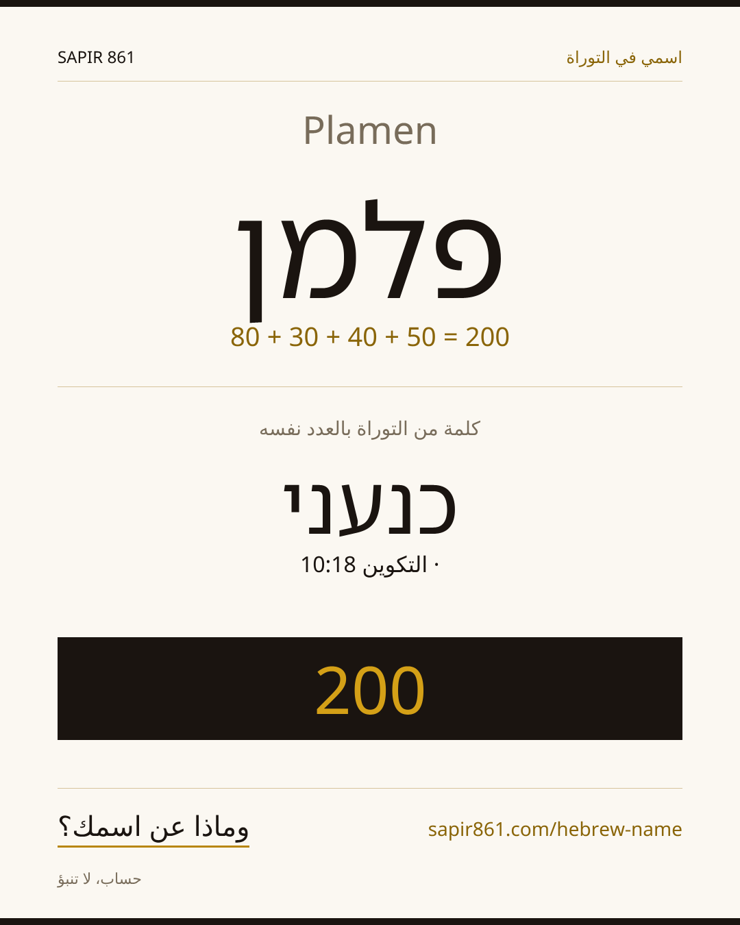 Plamen — פלמן