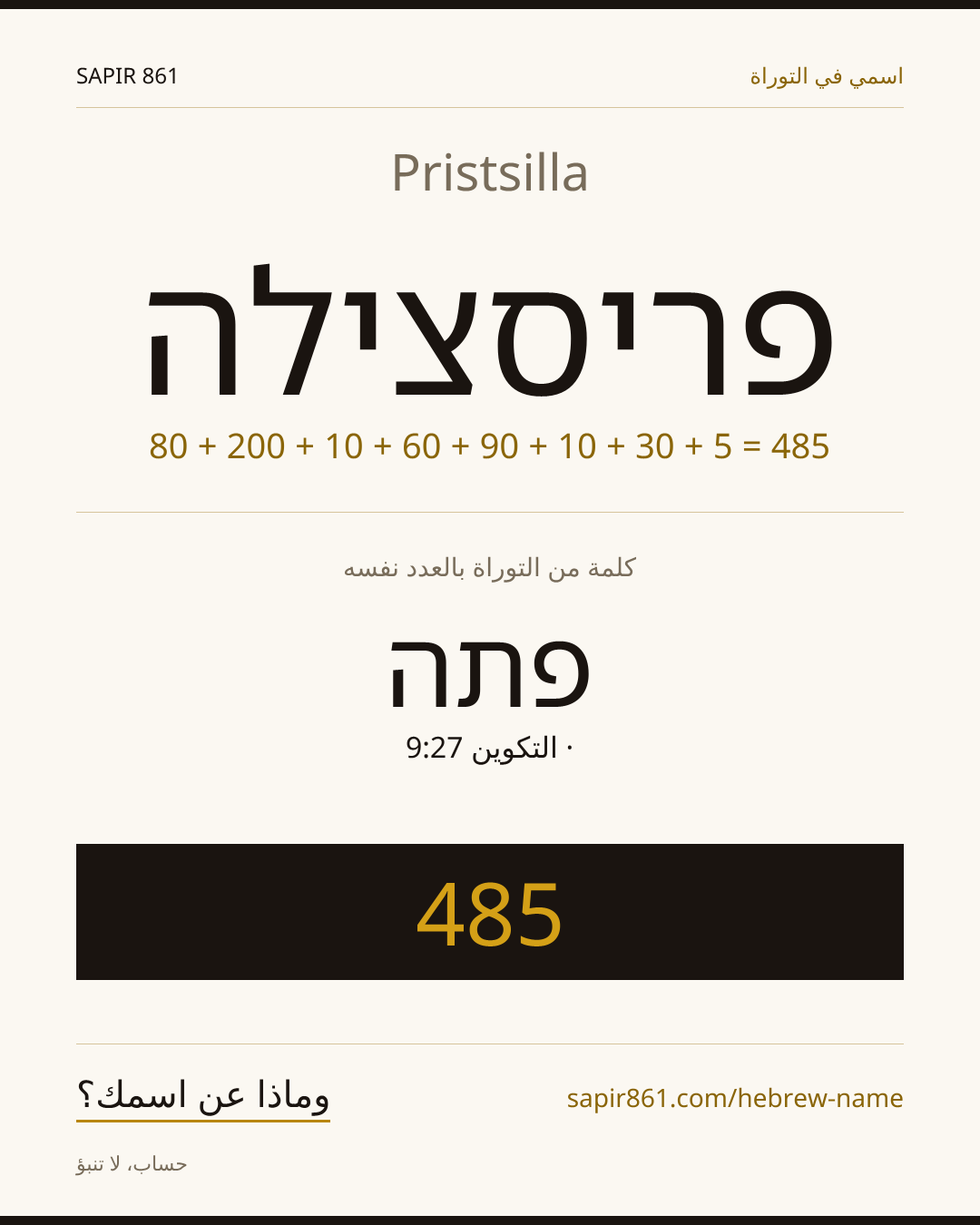 Pristsilla — פריסצילה