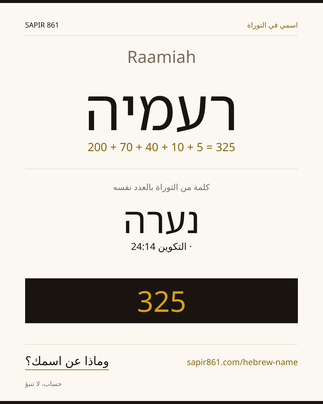 Raamiah — רעמיה