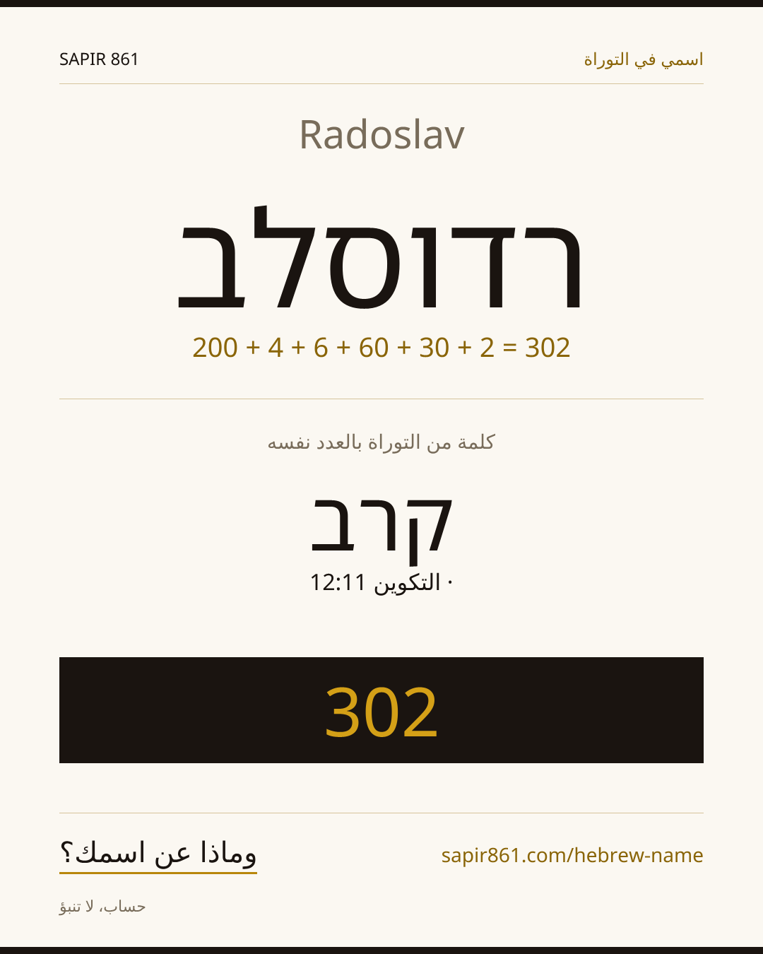 Radoslav — רדוסלב