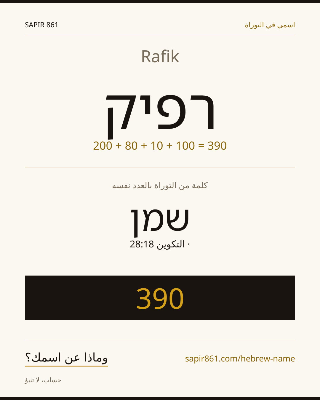 Rafik — רפיק