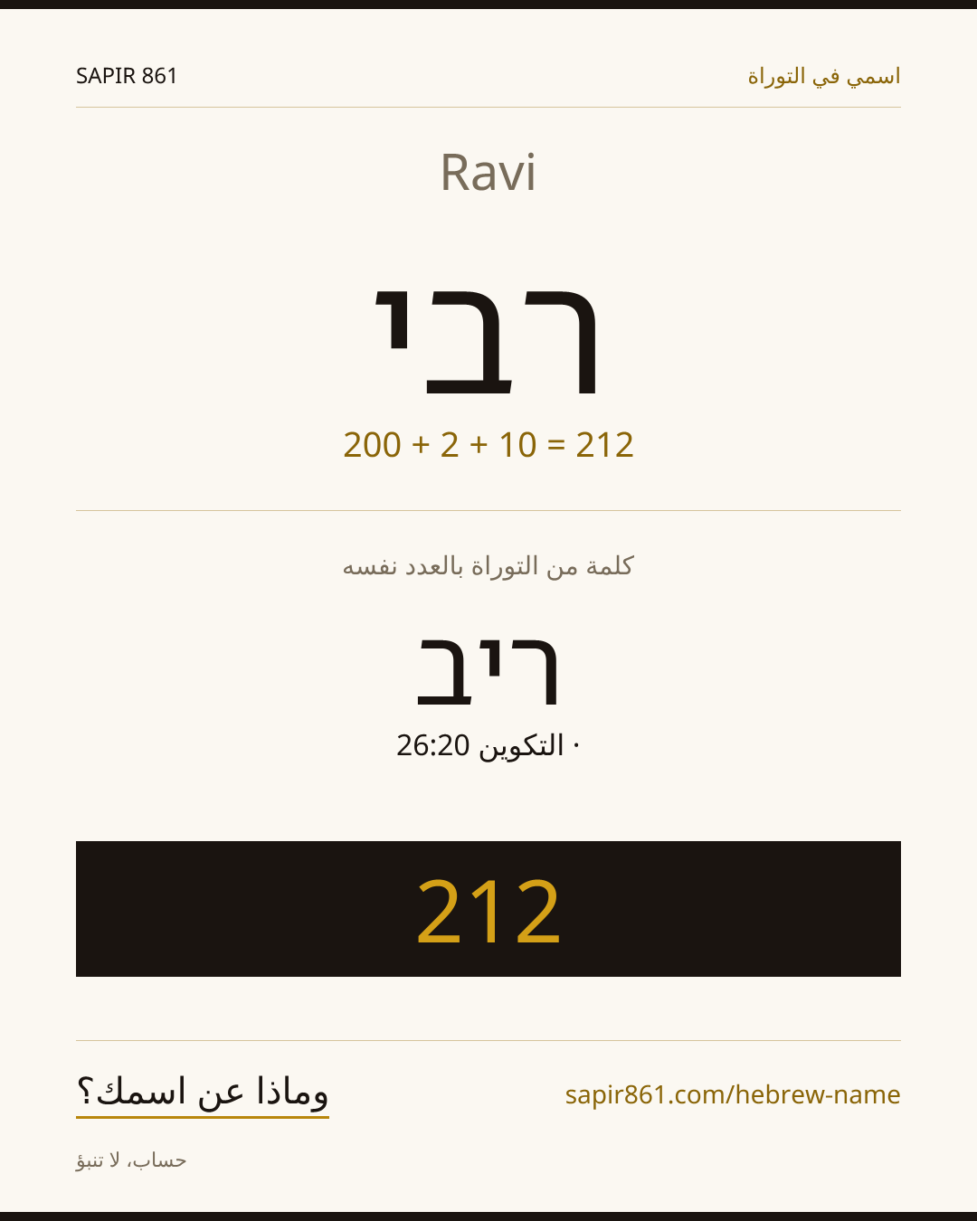 Ravi — רבי