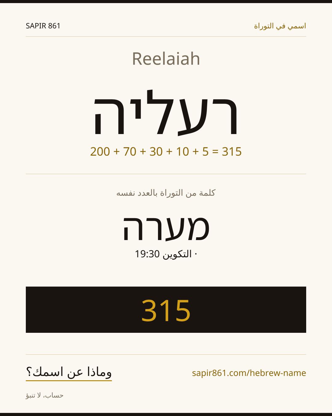 Reelaiah — רעליה