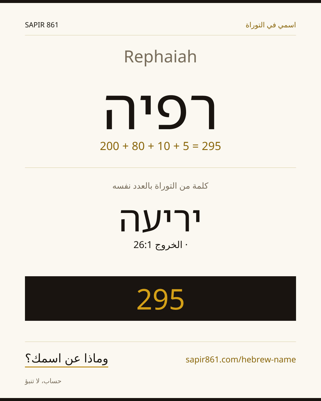 Rephaiah — רפיה
