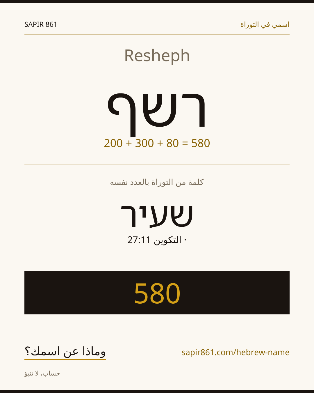 Resheph — רשף