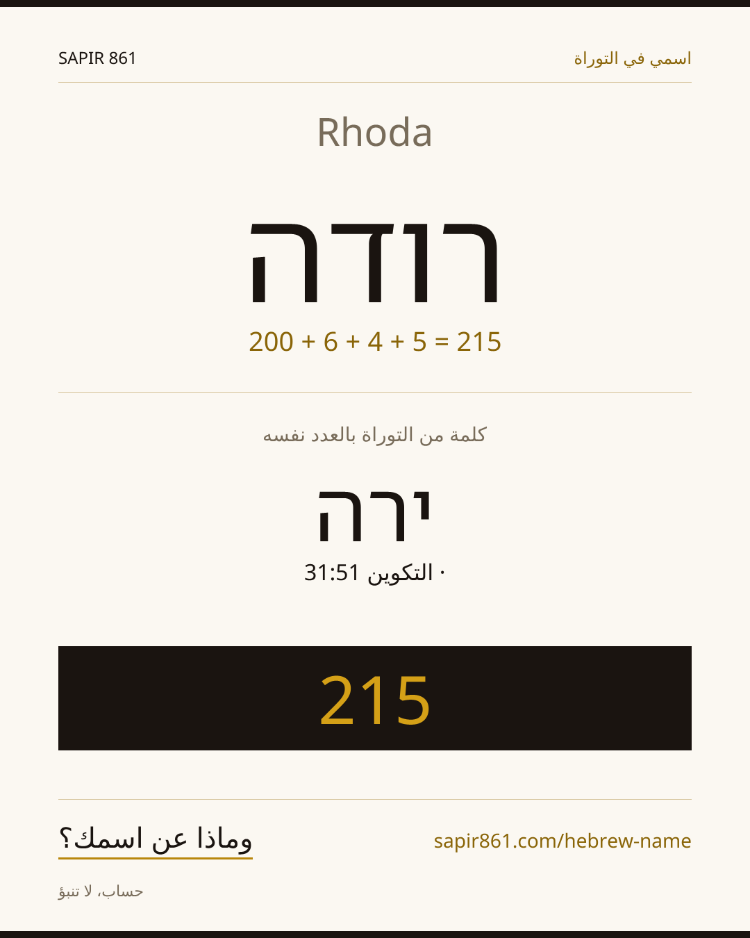 Rhoda — רודה