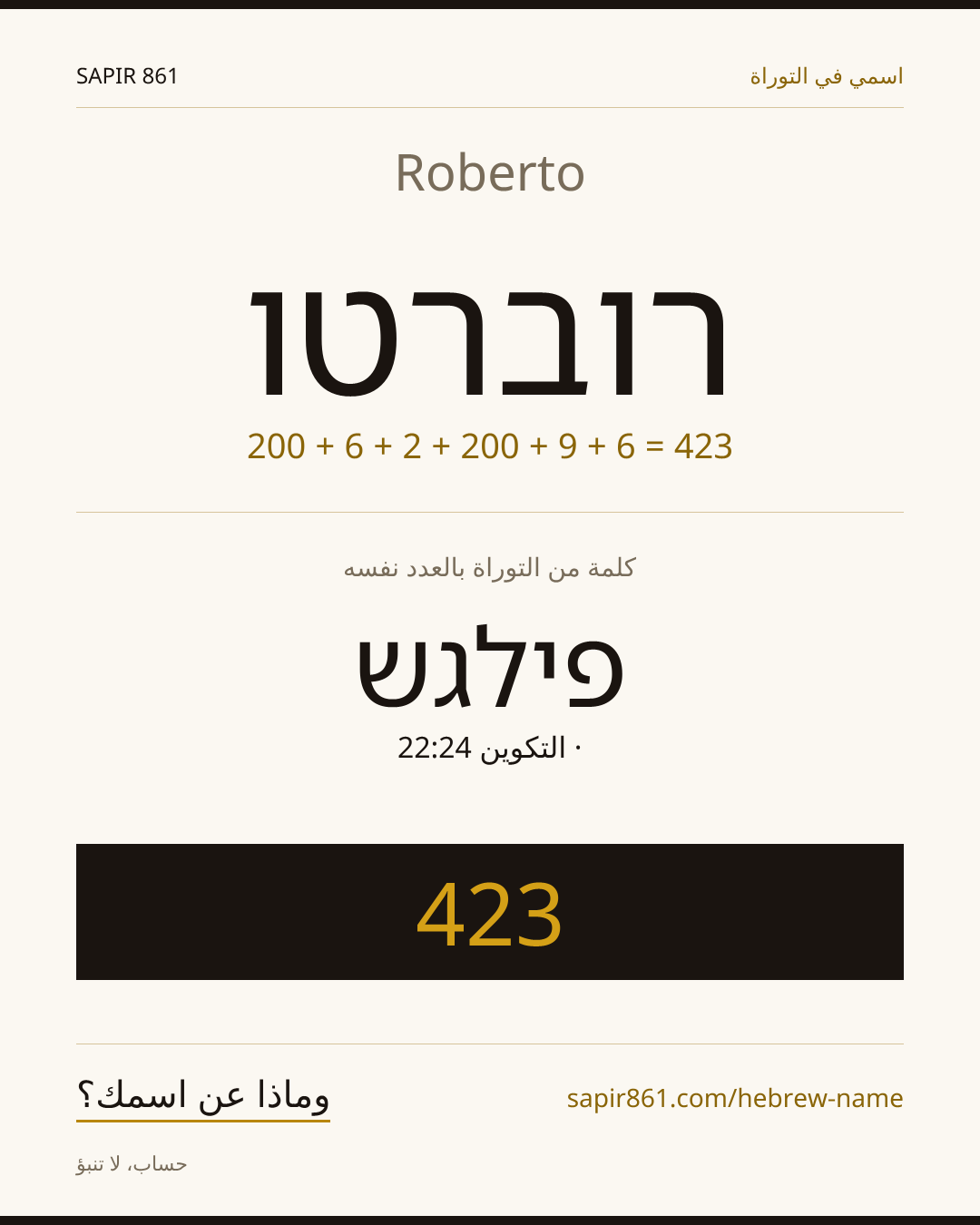 Roberto — רוברטו