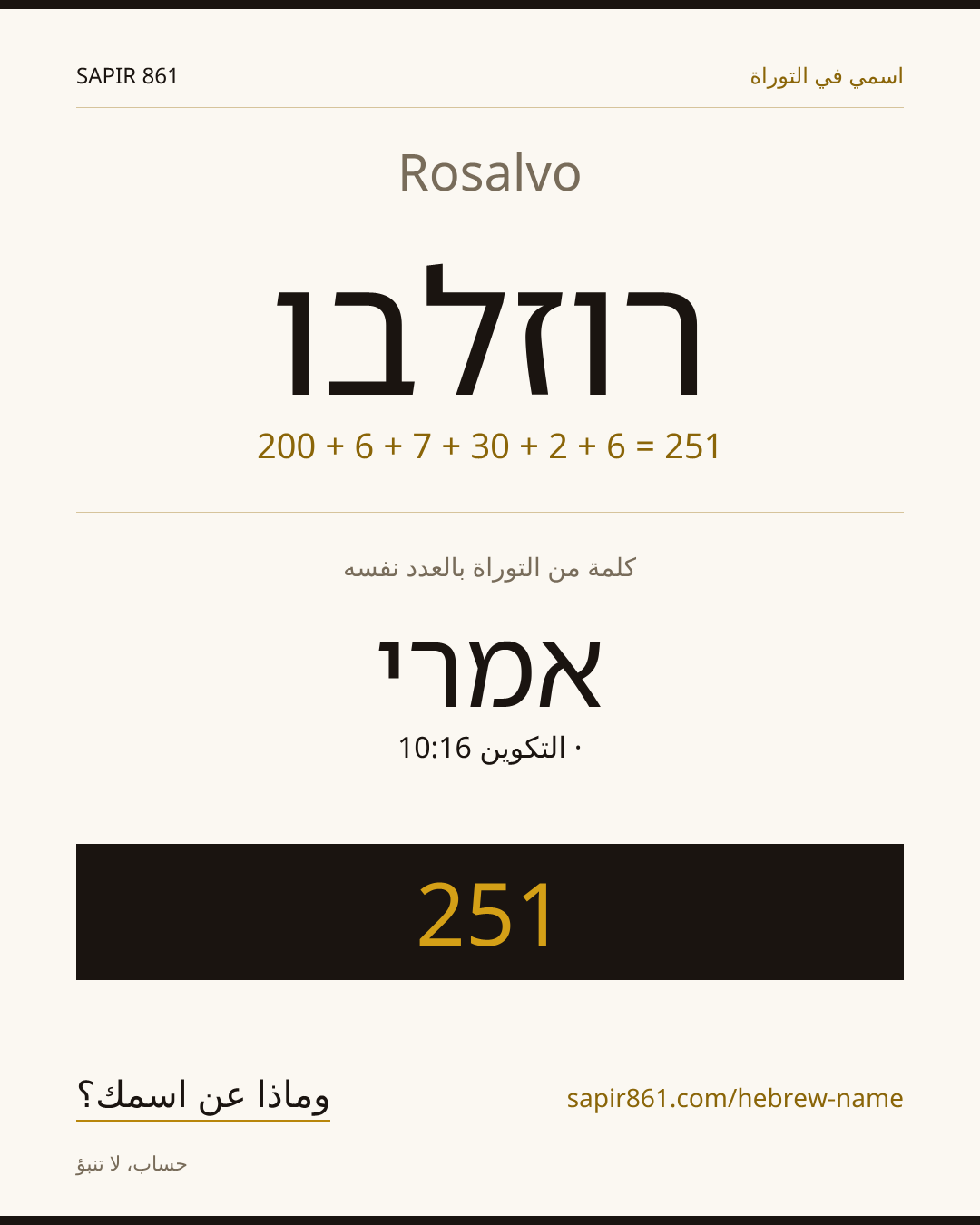 Rosalvo — רוזלבו