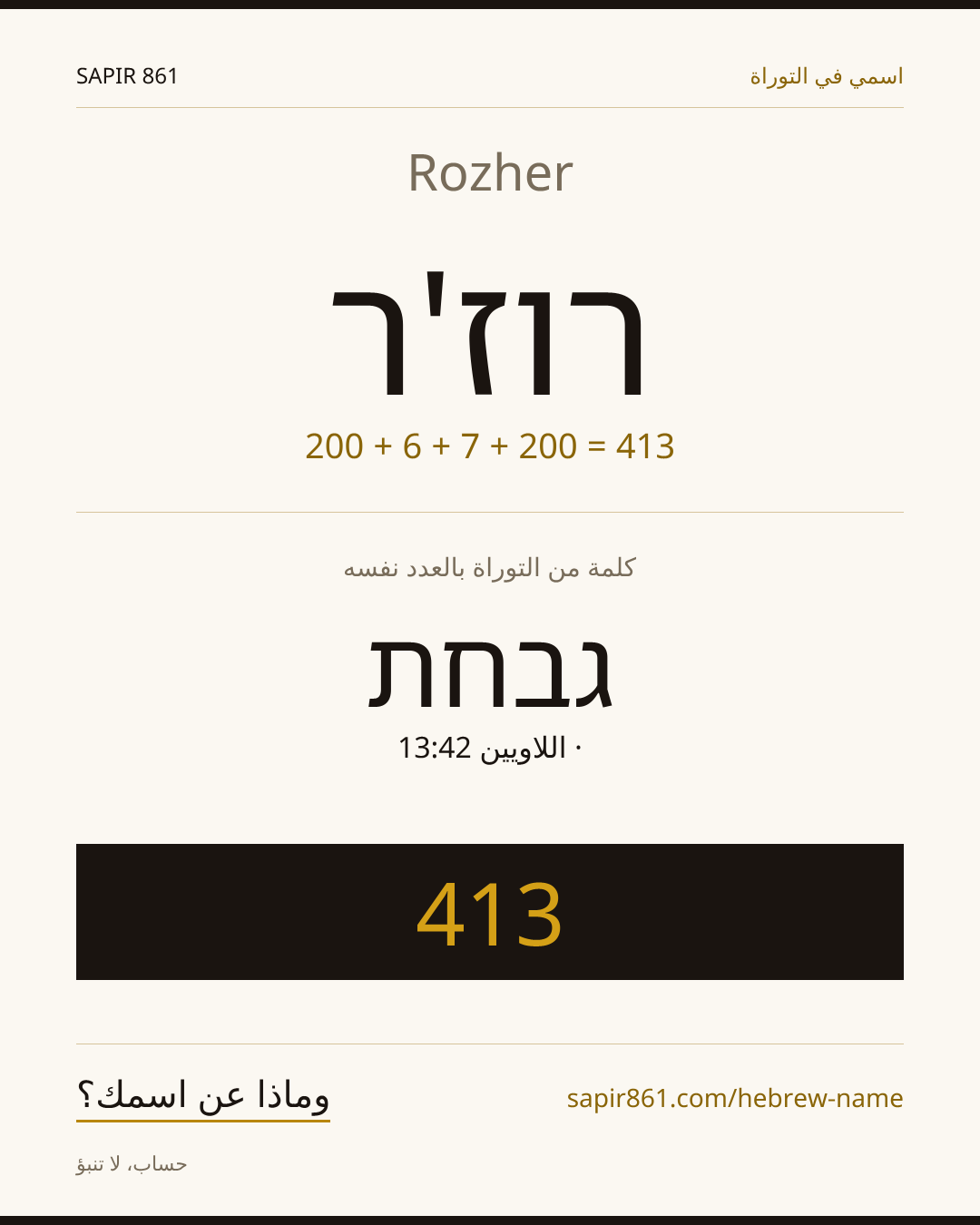 Rozher — רוז'ר