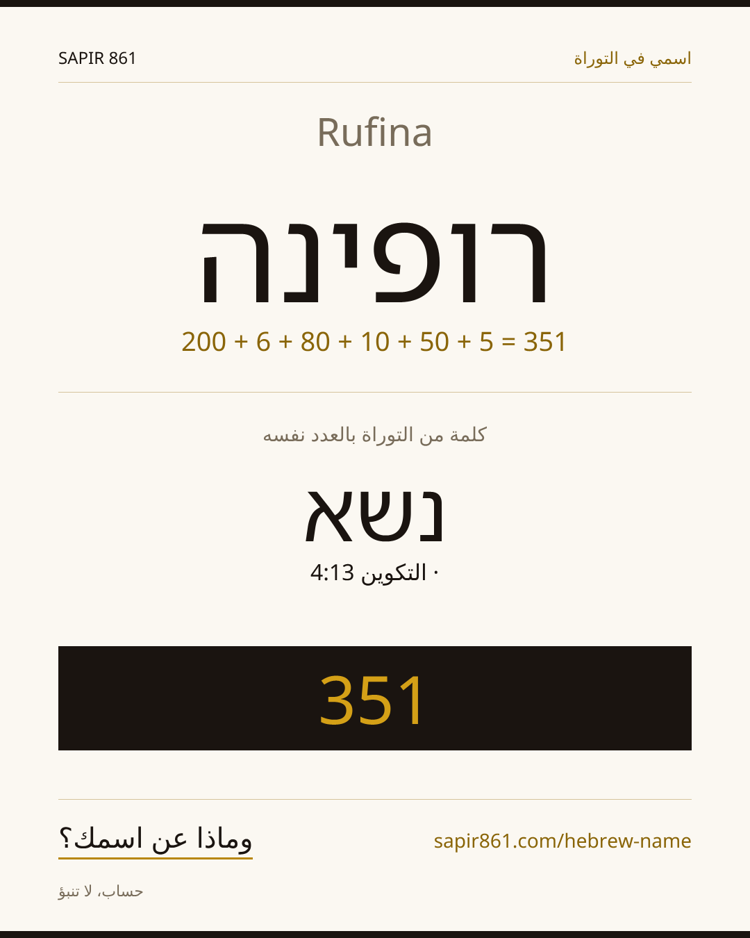 Rufina — רופינה