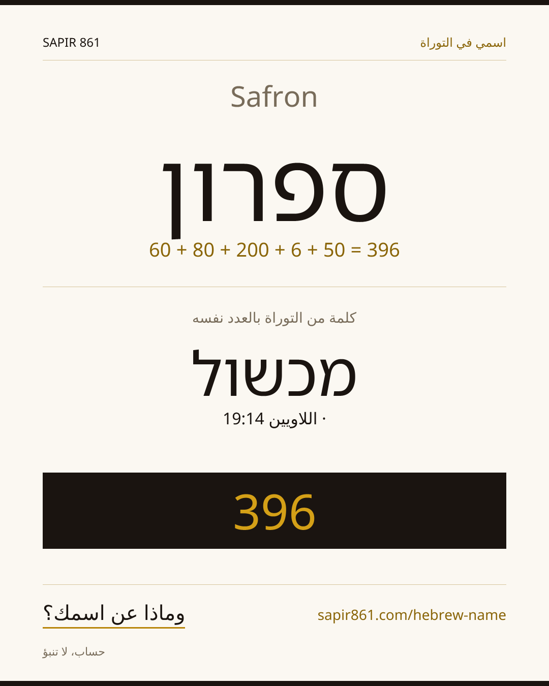 Safron — ספרון