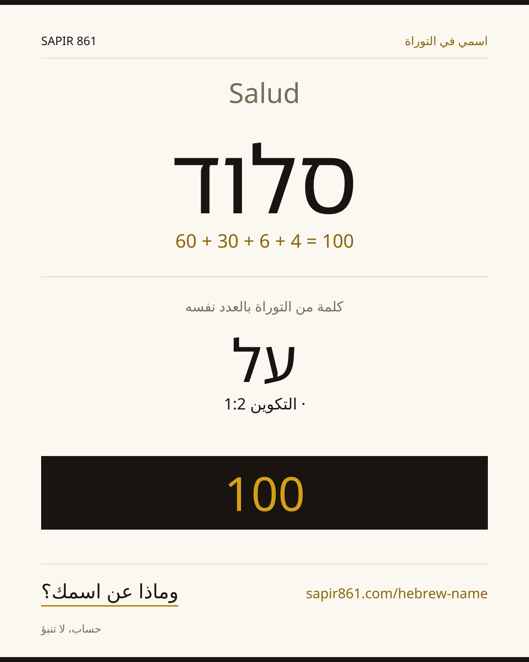 Salud — סלוד