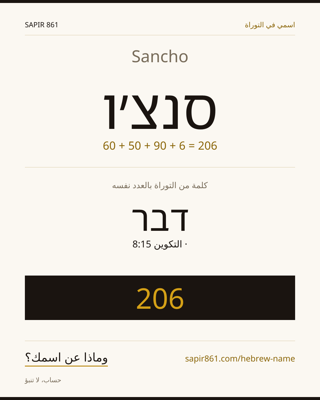 Sancho — סנצ׳ו