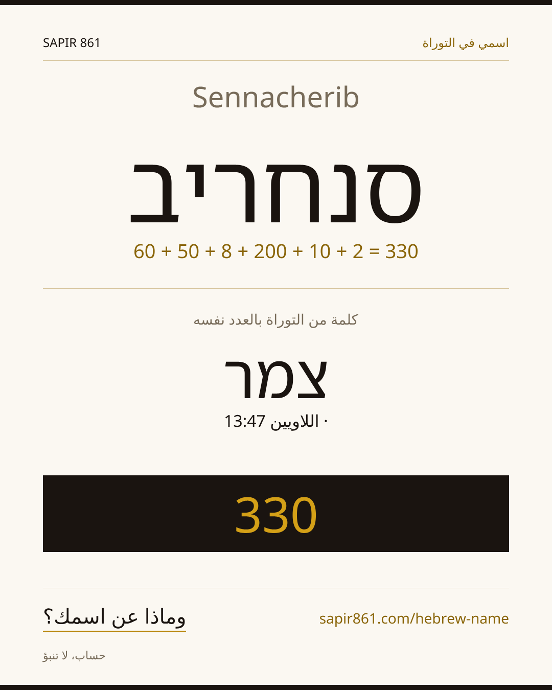 Sennacherib — סנחריב