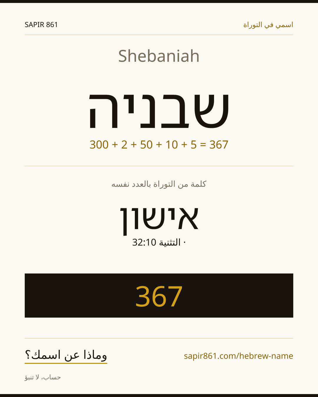 Shebaniah — שבניה