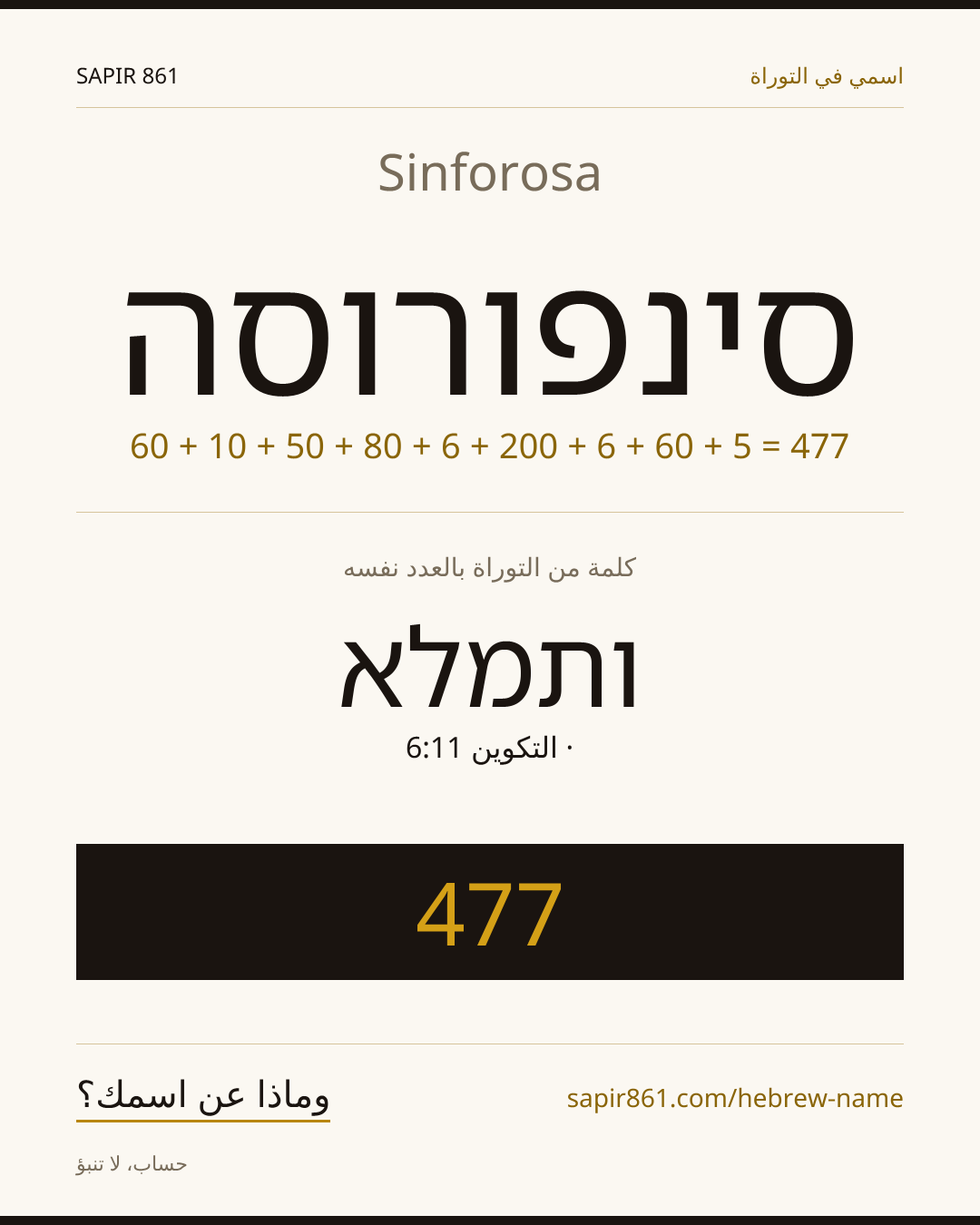 Sinforosa — סינפורוסה