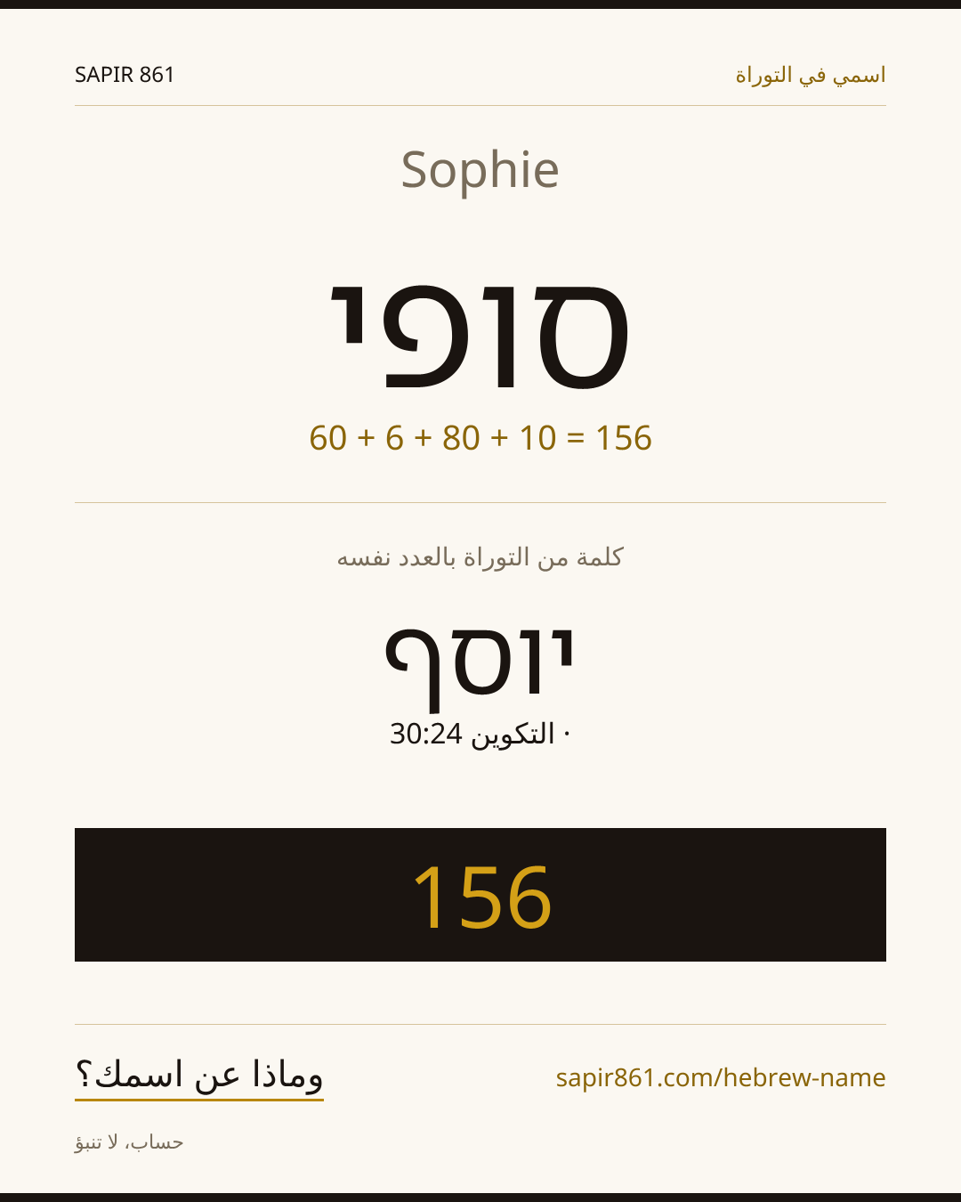 Sophie — סופי