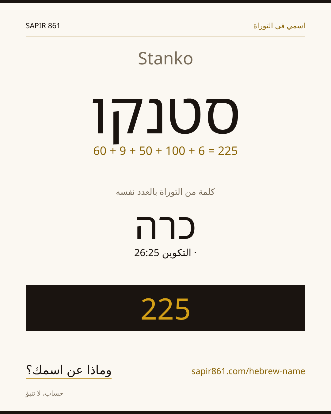 Stanko — סטנקו