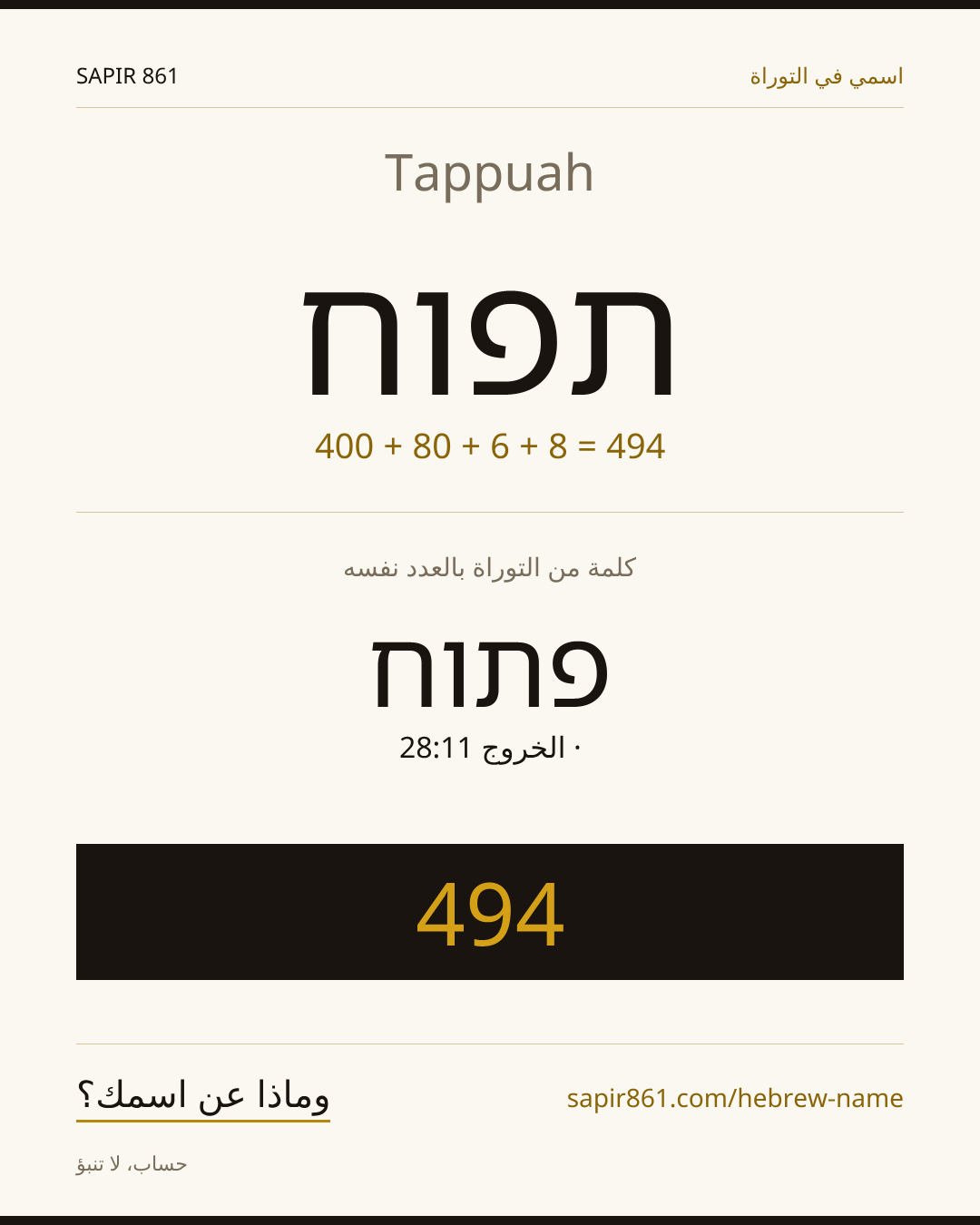 Tappuah — תפוח