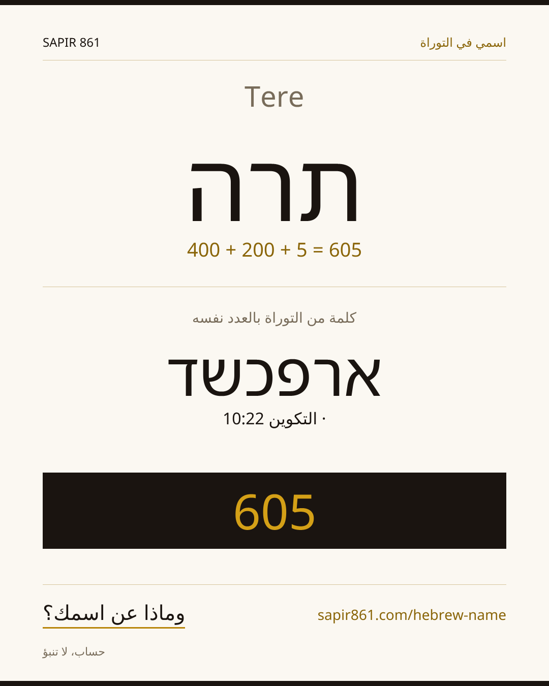 Tere — תרה
