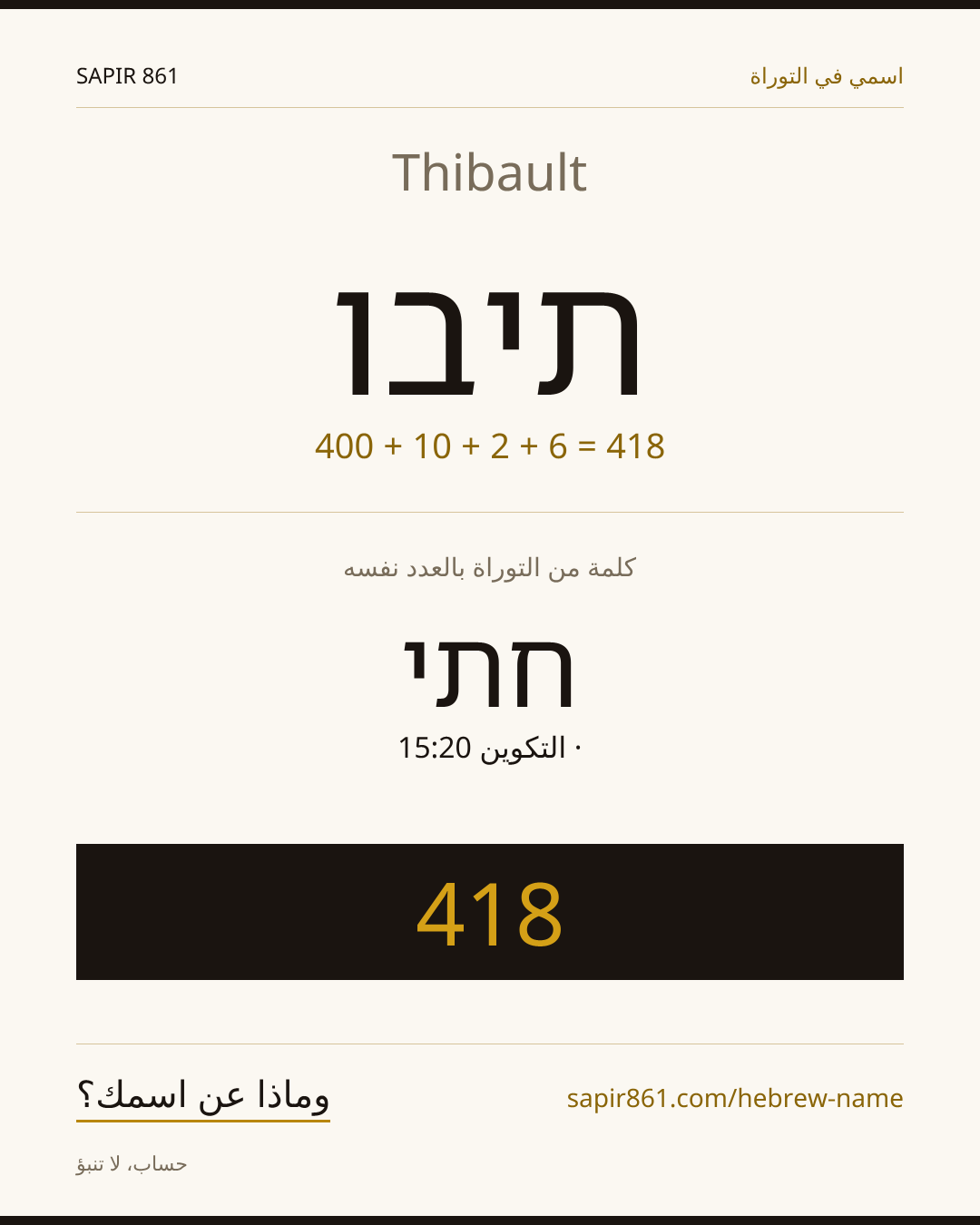 Thibault — תיבו