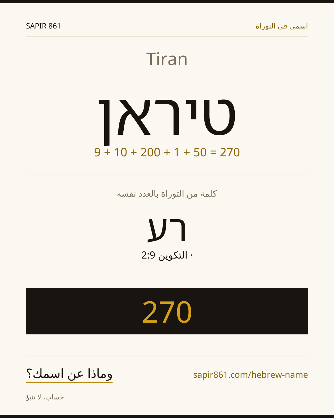 Tiran — טיראן