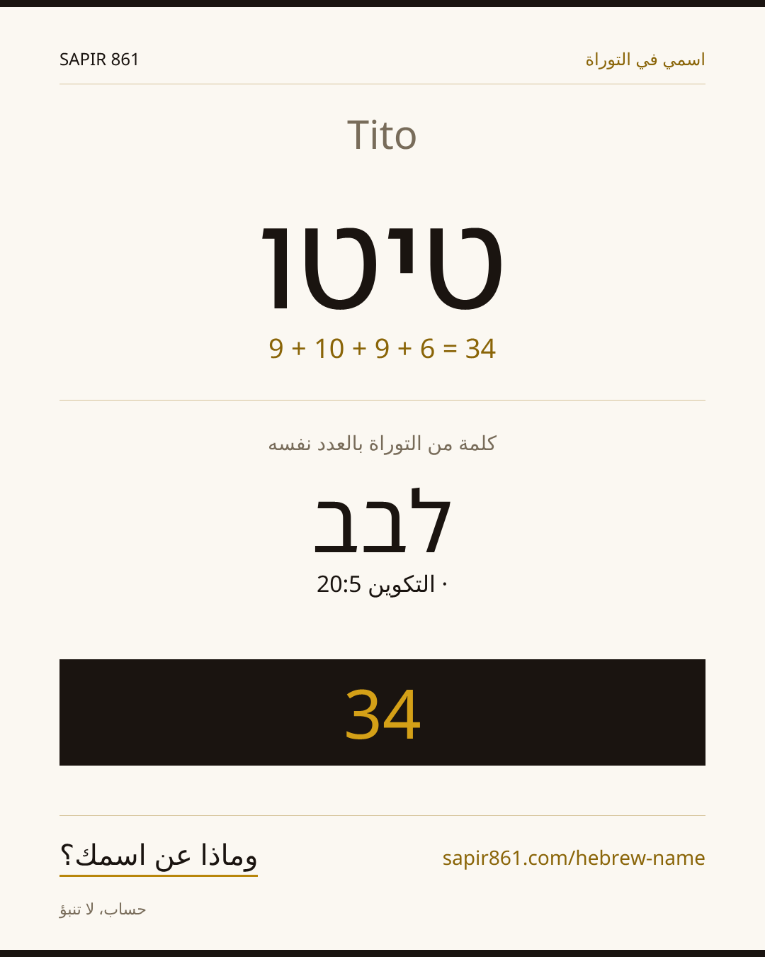 Tito — טיטו