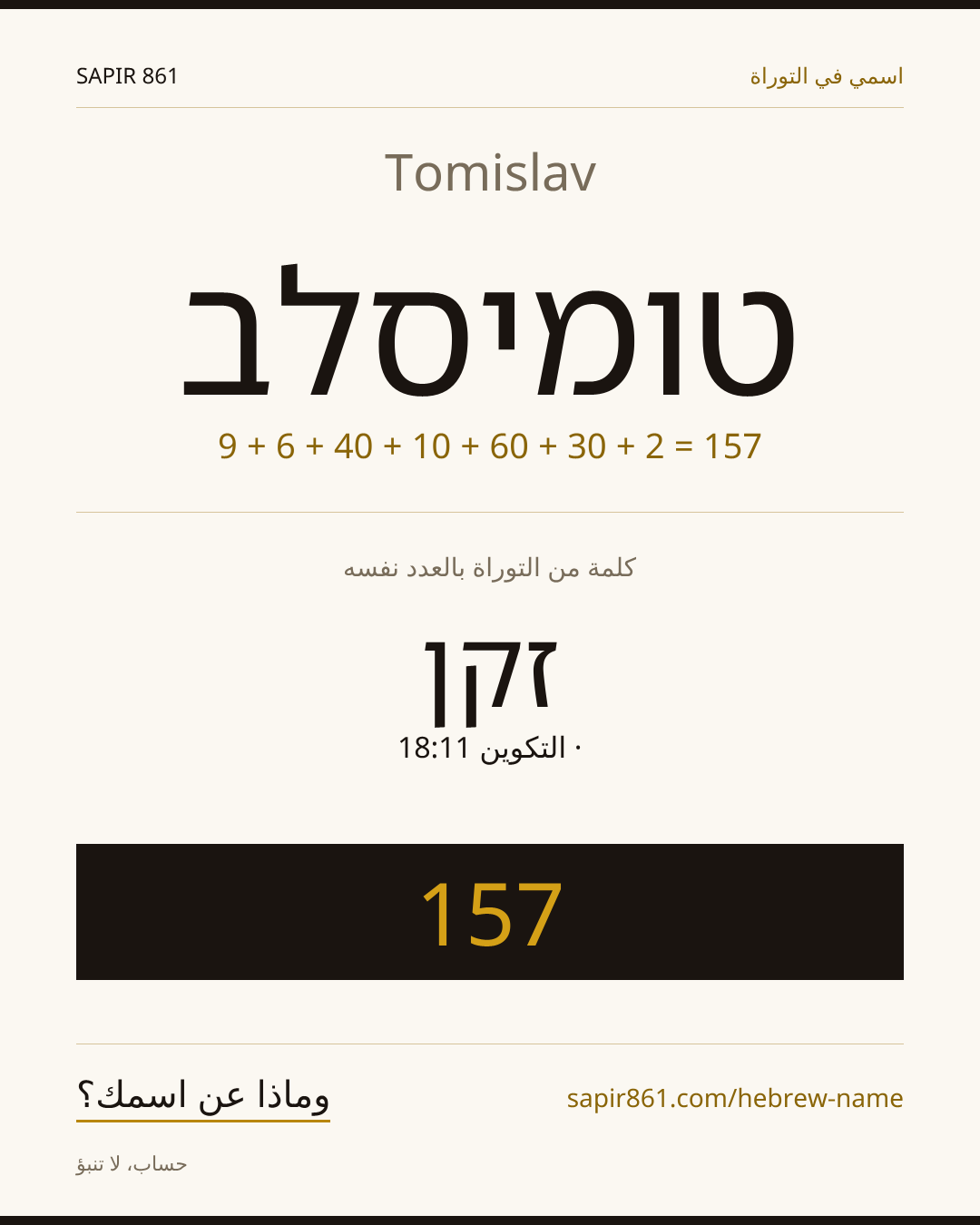 Tomislav — טומיסלב