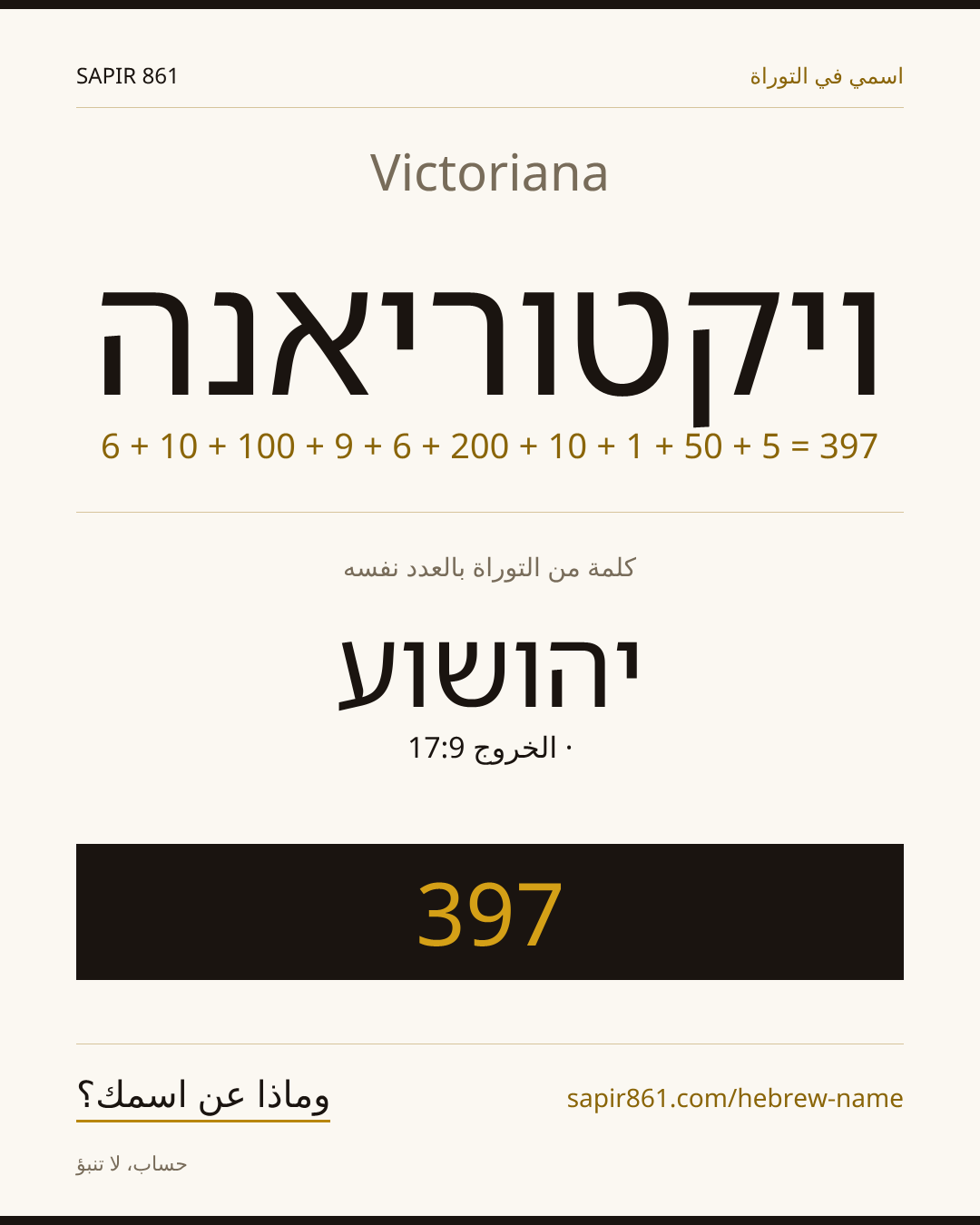 Victoriana — ויקטוריאנה